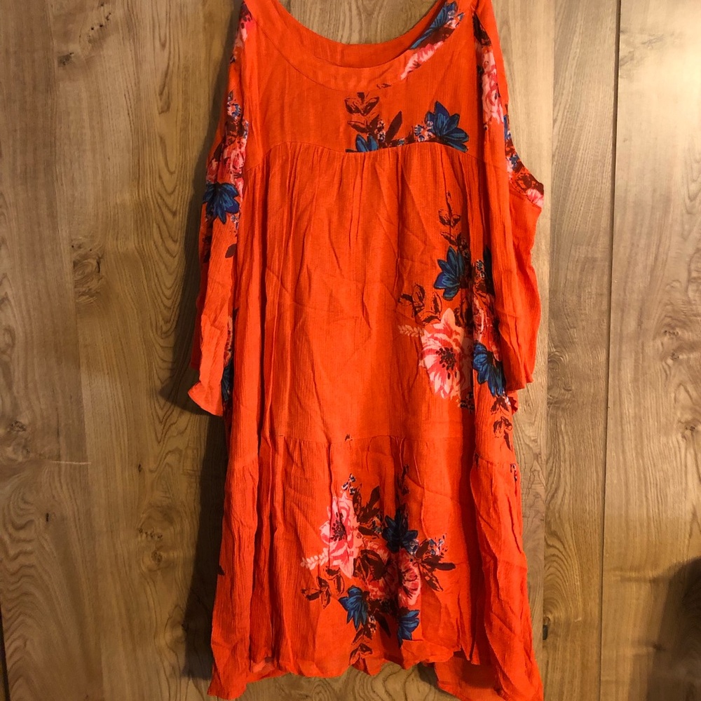 Cold shoulder dress